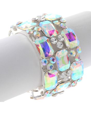Crystal Rhinestone Stretch Bracelet