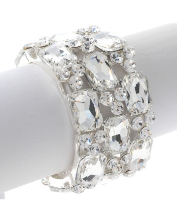 Crystal Rhinestone Stretch Bracelet