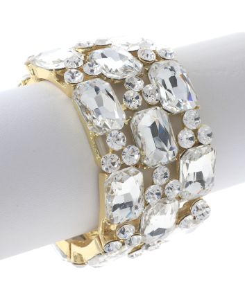 Crystal Rhinestone Stretch Bracelet