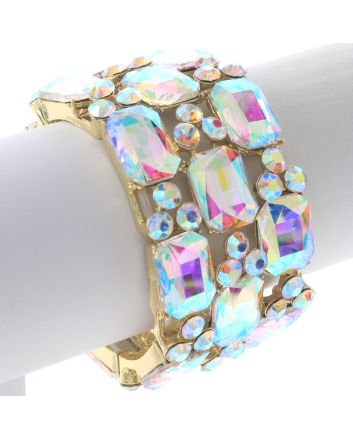 Crystal Rhinestone Stretch Bracelet