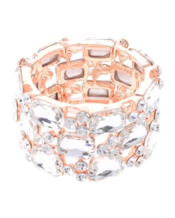 Crystal Rhinestone Stretch Bracelet