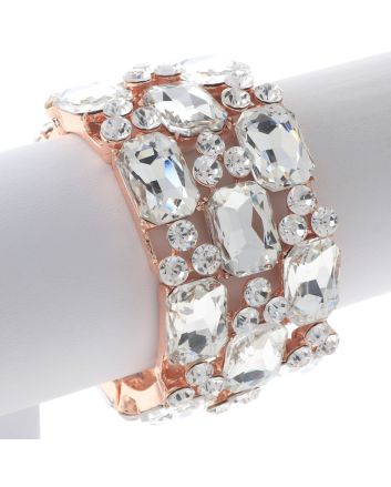 Crystal Rhinestone Stretch Bracelet
