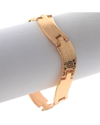 Gold Plated Latch Bracelet
