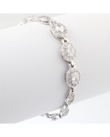 CZ Latch Bracelet