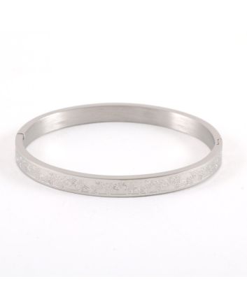 Stainless Steel Fold-Over Bracelet