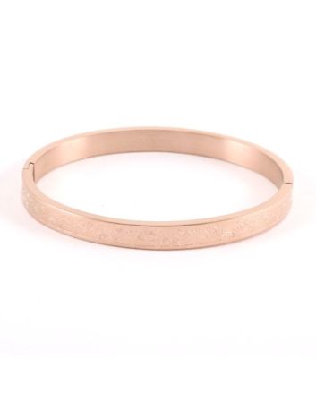 Stainless Steel Fold-Over Bracelet 