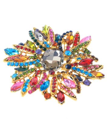 Rhinestone Brooch