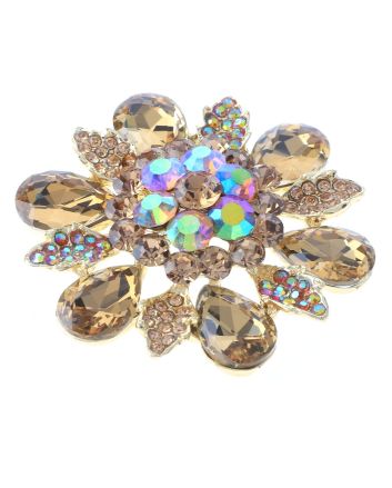 Rhinestone Crystal Brooch