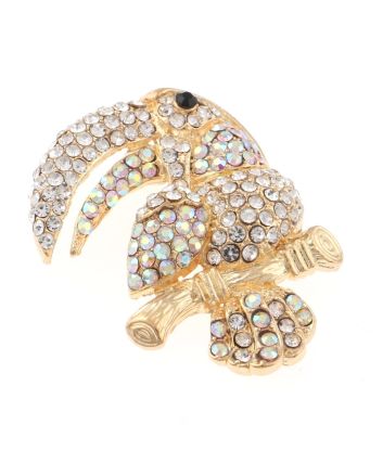Rhinestone Brooch  
