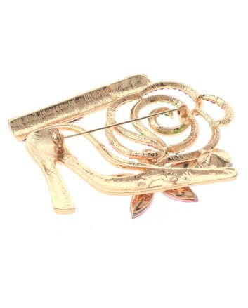 Large Crystal High Heel Shoe Brooch