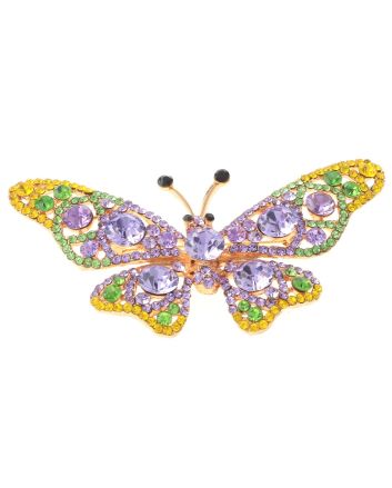Crystal Butterfly Pin