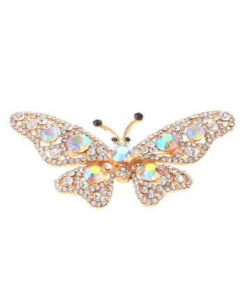 Crystal Butterfly Pin