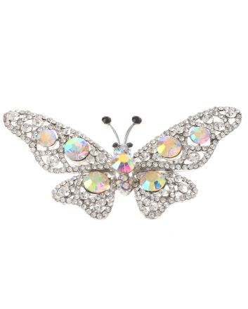 Crystal Butterfly Pin