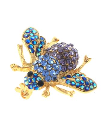 Crystal Bee Brooch