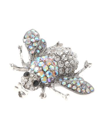 Crystal Bee Brooch  