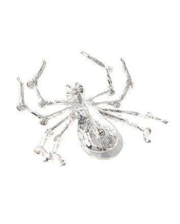 Large Crystal Spider Brooch