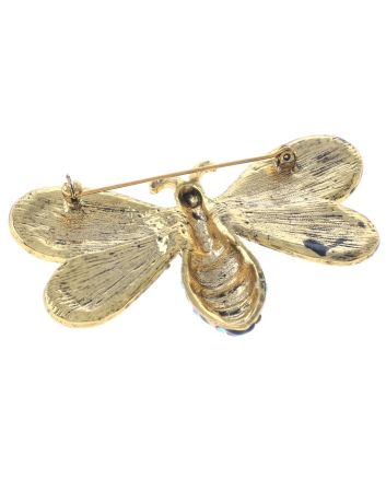 Crystal Bee Brooch
