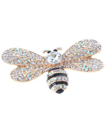 Crystal Bee Brooch  