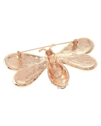 Crystal Bee Brooch