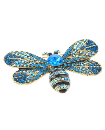 Crystal Bee Brooch  