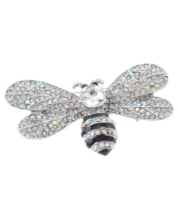 Crystal Bee Brooch  