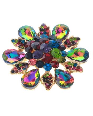 Rhinestone Crystal Brooch