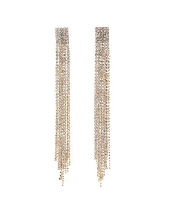 Long Chandelier Rhinestone Earring