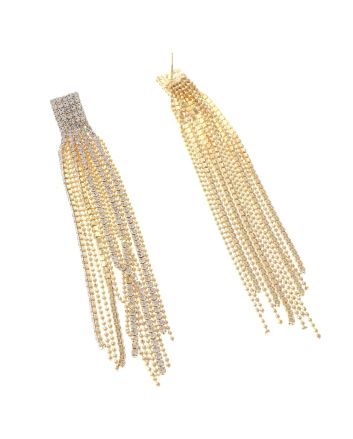 Long Chandelier Rhinestone Earring