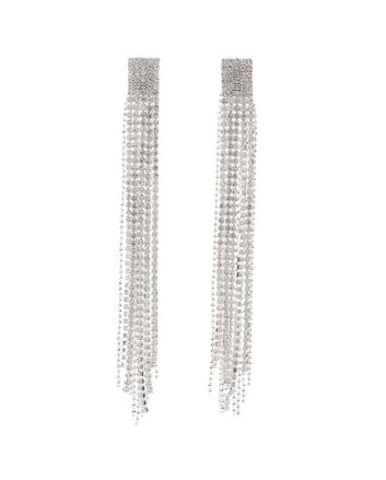 Long Chandelier Rhinestone Earring