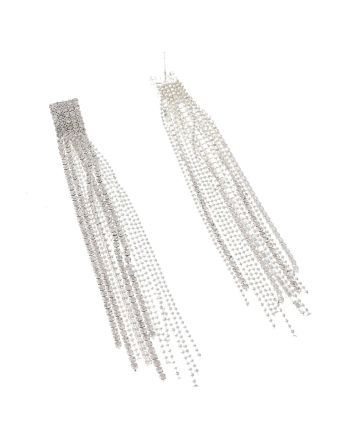 Long Chandelier Rhinestone Earring