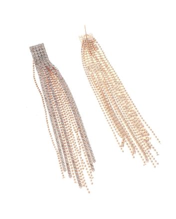Long Chandelier Rhinestone Earring