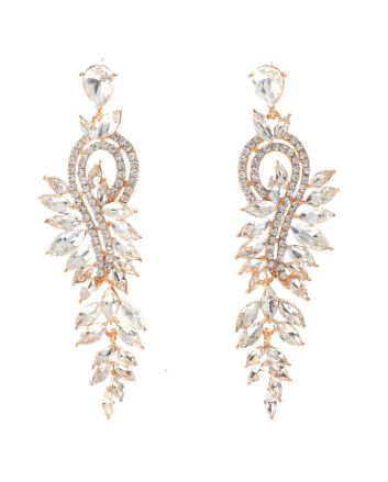 Rhinestone Post Earrings