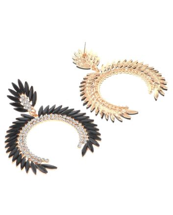 Rhinestone Post Earrings