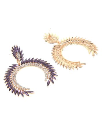 Rhinestone Post Earrings