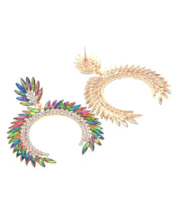Rhinestone Post Earrings