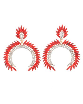 Rhinestone Post Earrings