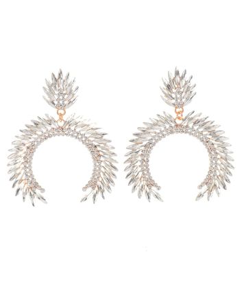 Rhinestone Post Earrings