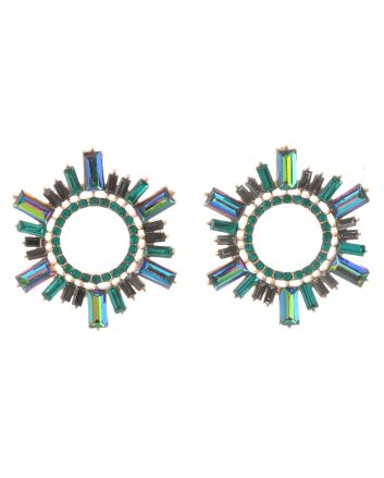 Rhinestone Post Earrings