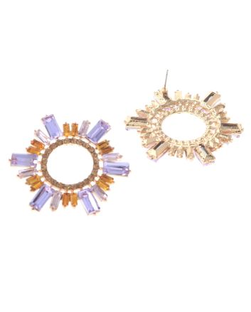 Rhinestone Post Earrings