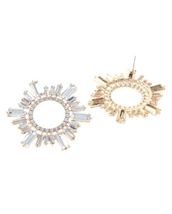 Rhinestone Post Earrings