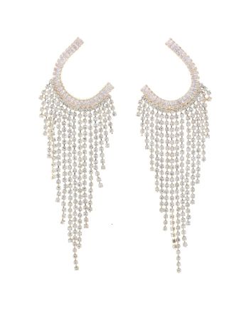 Rhinestone Post Earrings