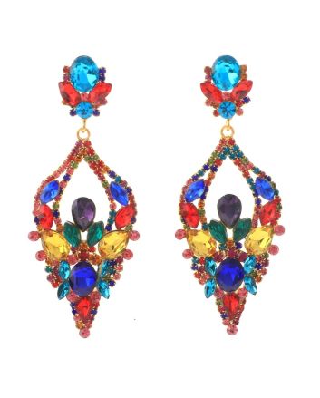 Rhinestone Post Earring