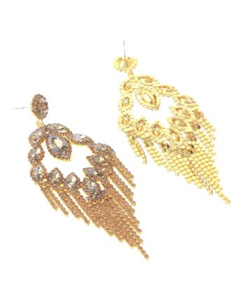 Rhinestone Post Earrings