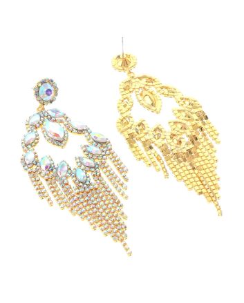 Rhinestone Post Earrings