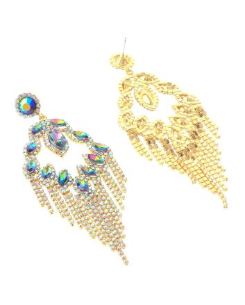 Rhinestone Post Earrings