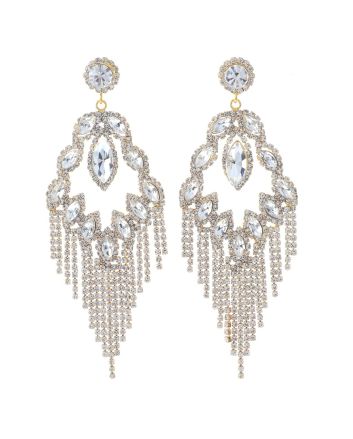 Rhinestone Post Earrings