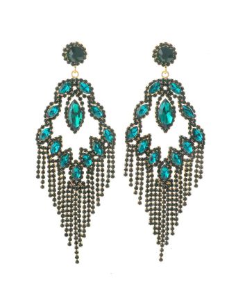 Rhinestone Post Earrings