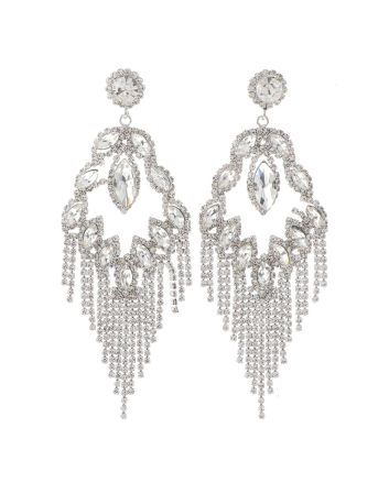 Rhinestone Post Earrings