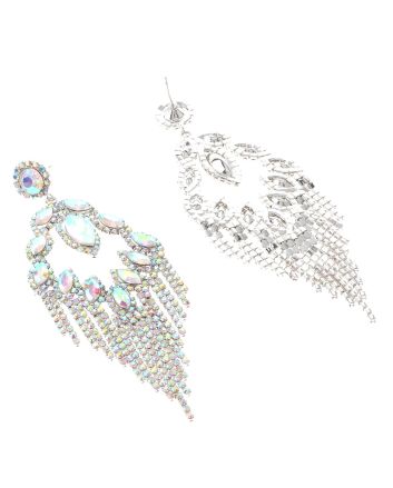 Rhinestone Post Earrings