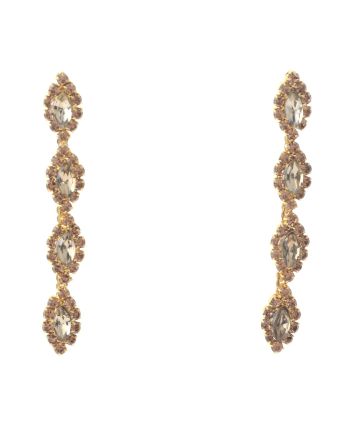 Rhinestone Post Earrings